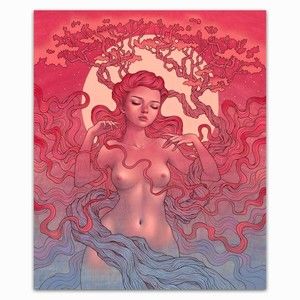 To Be Yours, Audrey Kawasaki (24" x 20", Limited Edition)